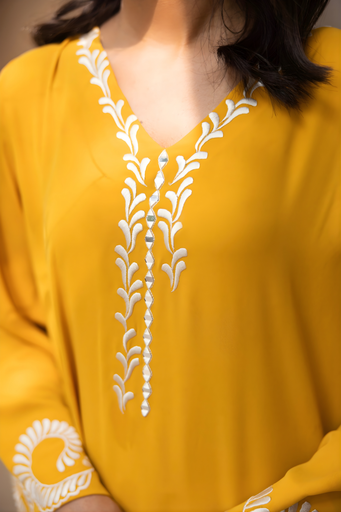 Saffron Gold Kaftan