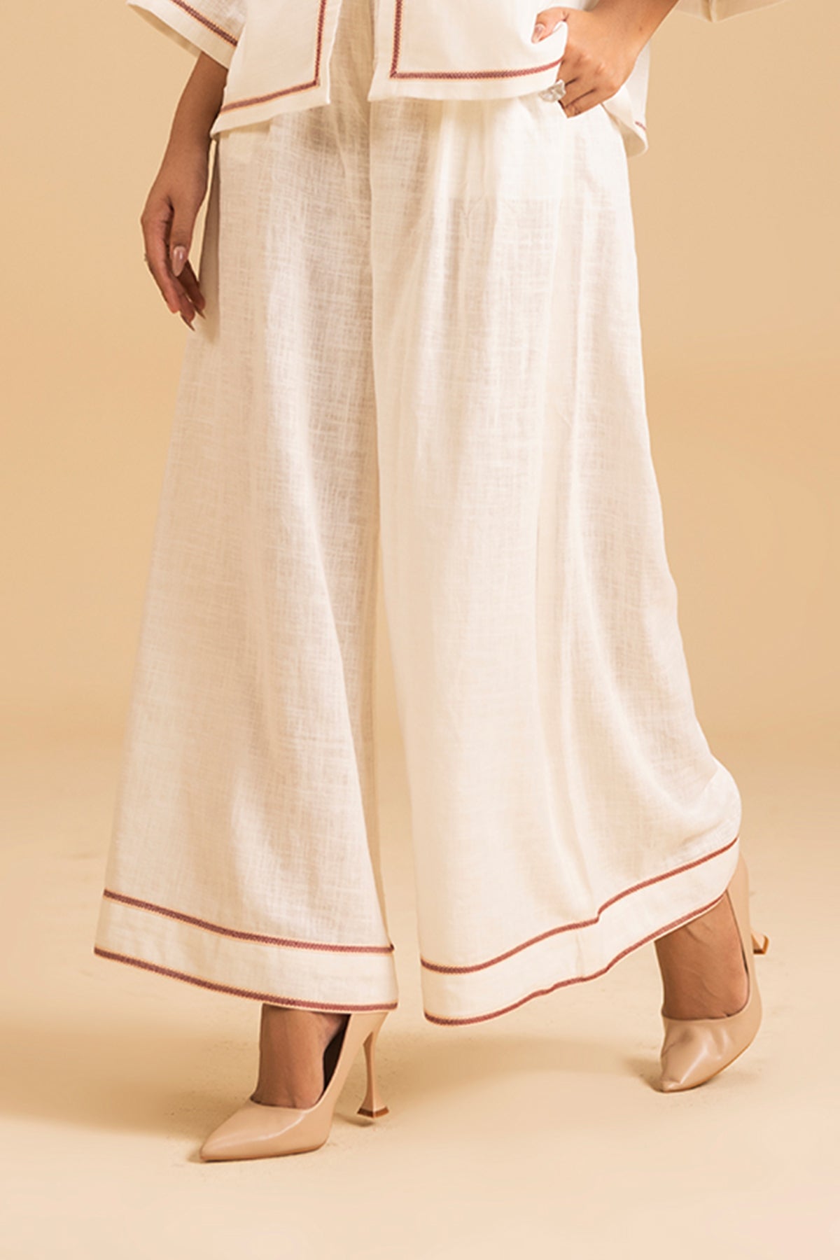 Ivory Bloom Pants